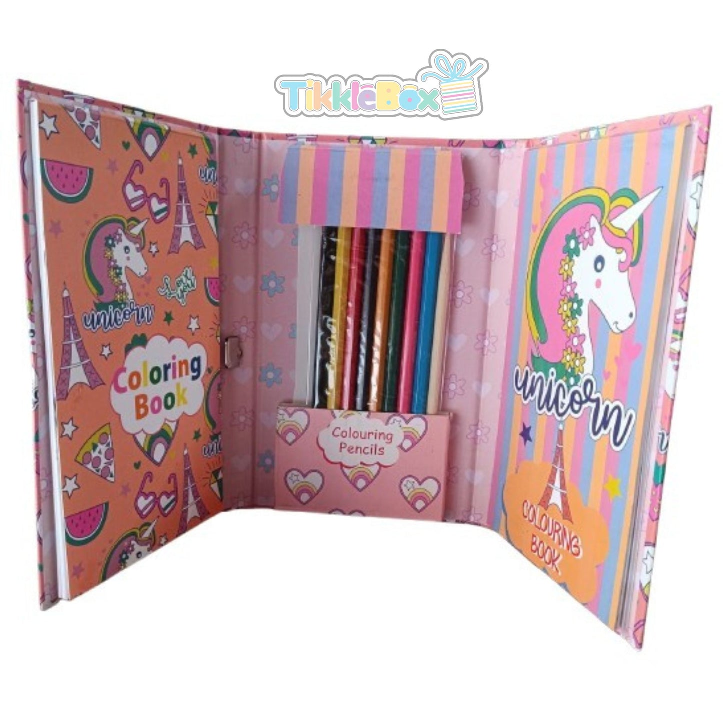 Colourings Book Set - Unicorn