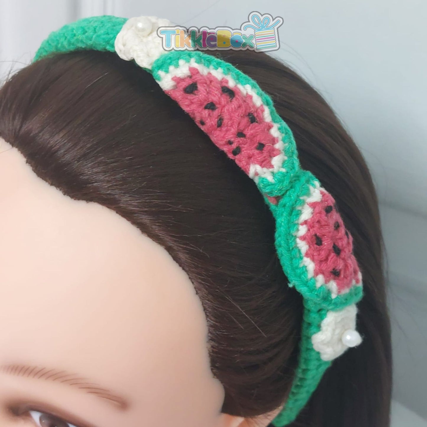 Crochet Watermelon Headband