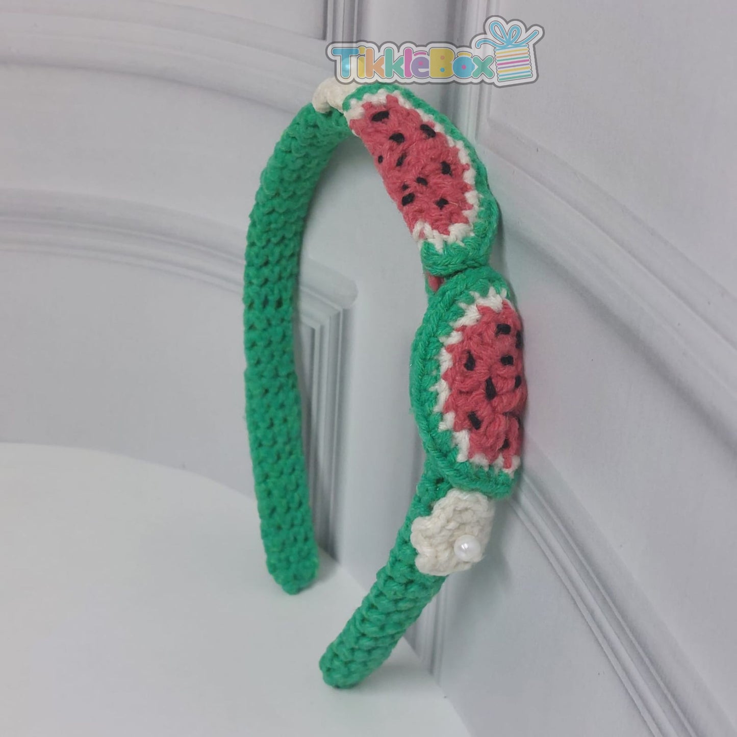 Crochet Watermelon Headband