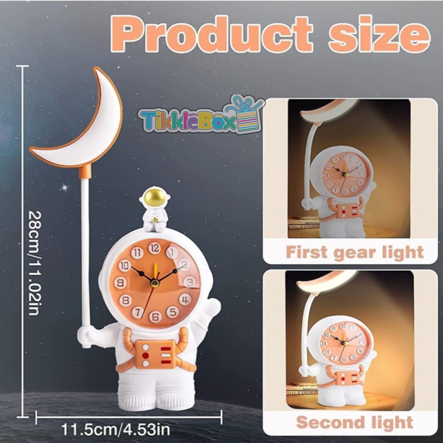 Space Lamp & Sharpener - Peach