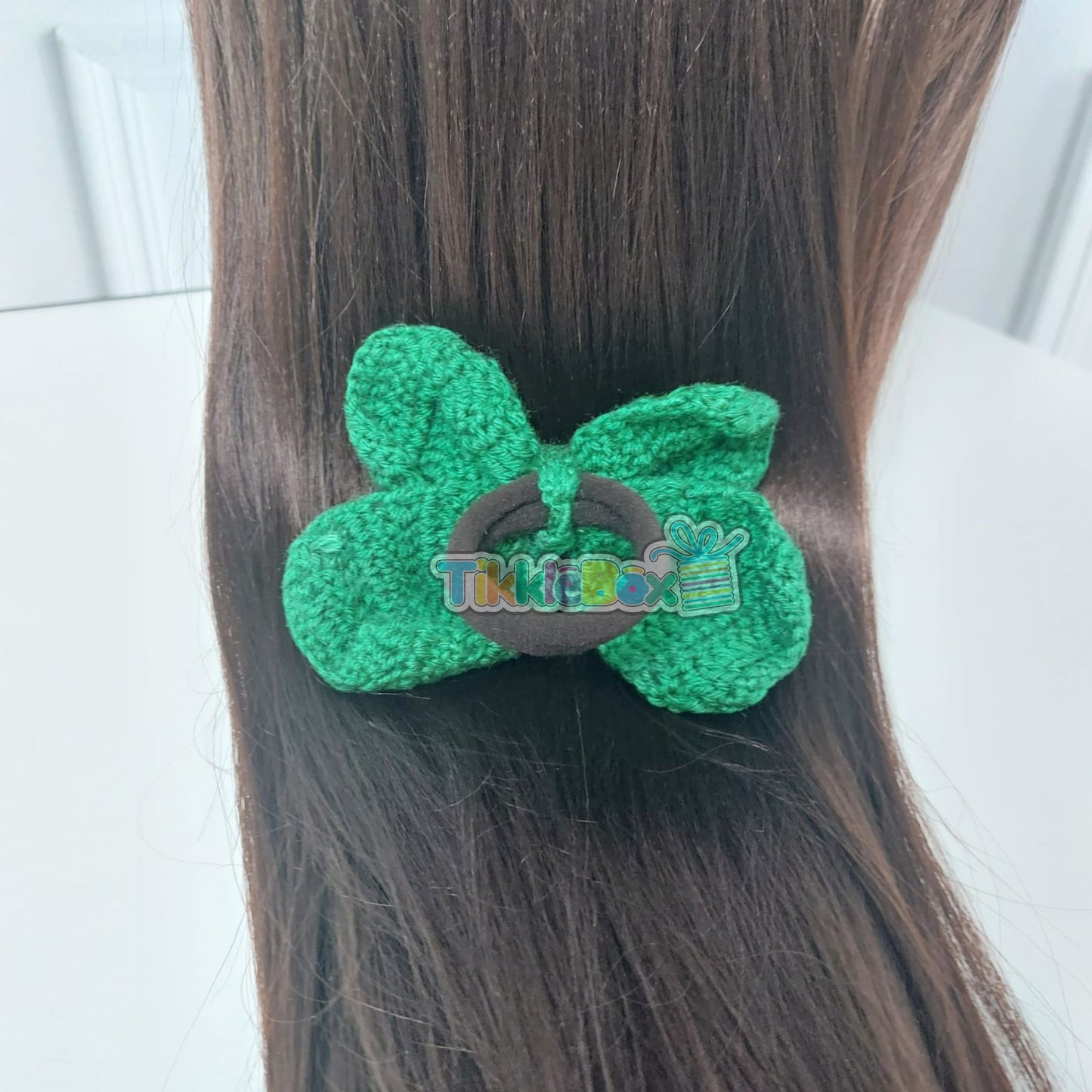 Crochet Rubber band - Green