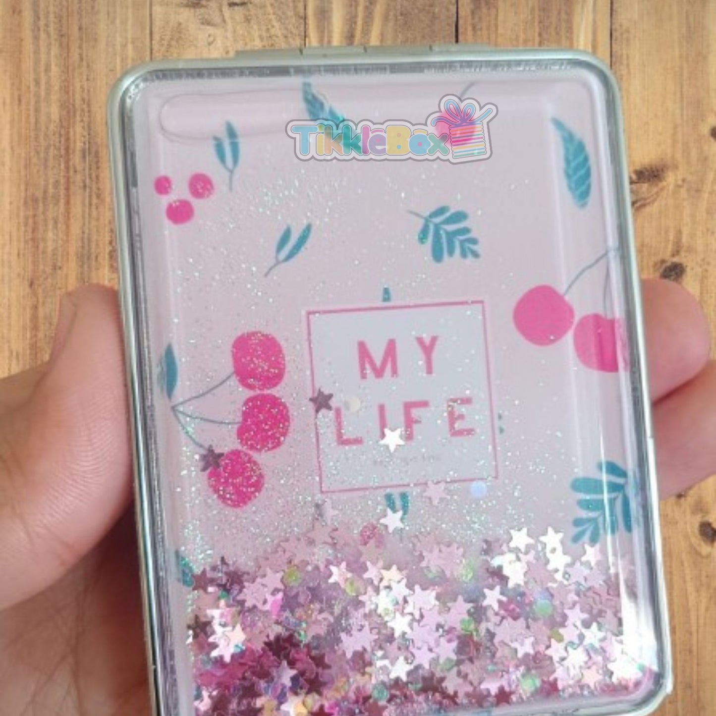 Double Sided Portable Mini Mirror - Glitter