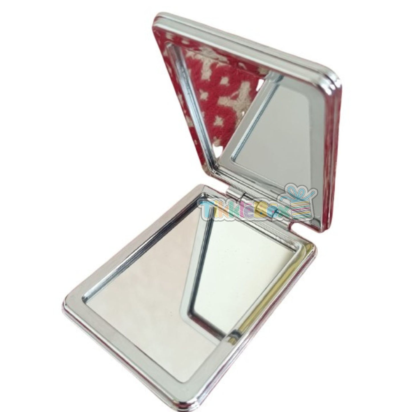 Double Sided Portable Mini Mirror - Glitter