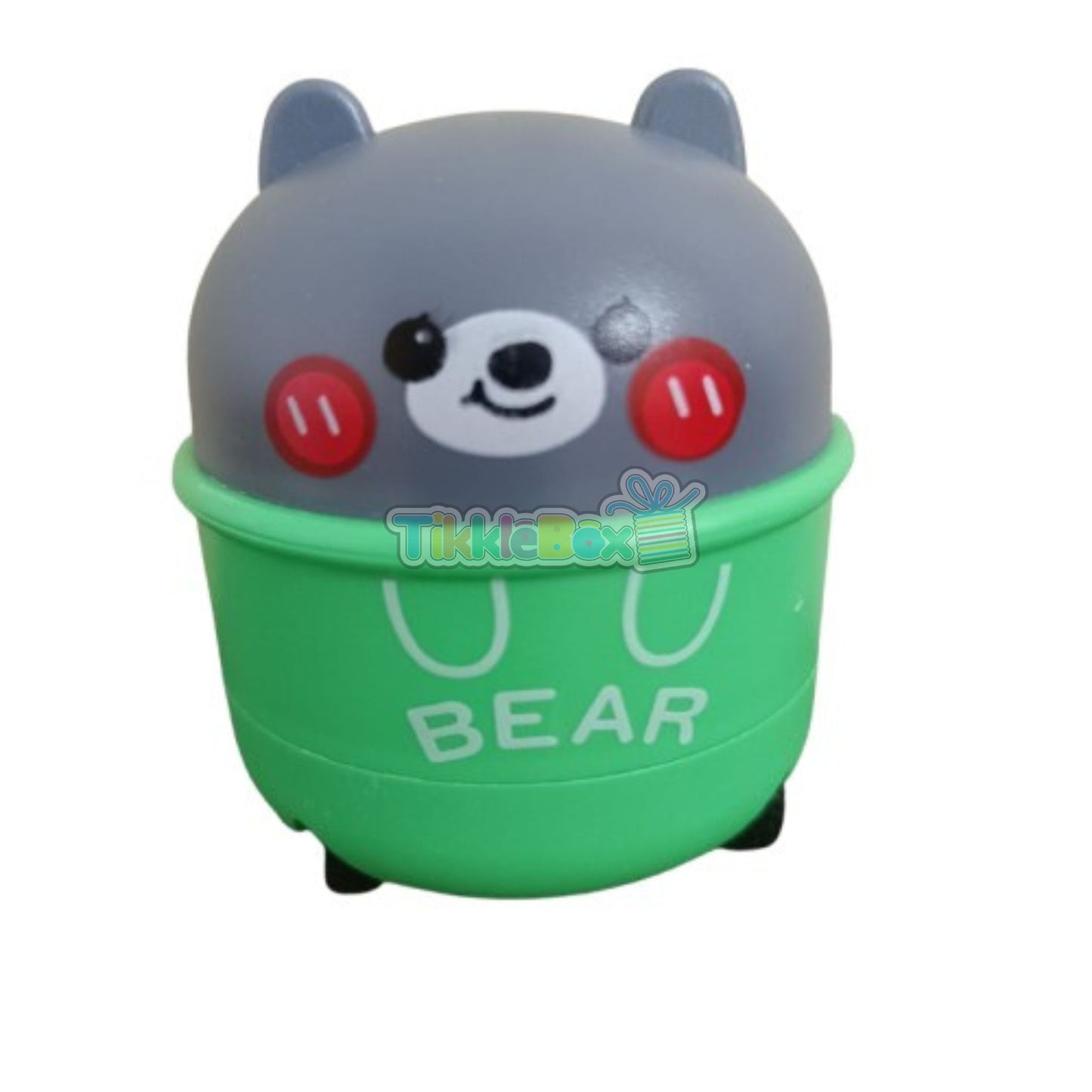 Teddy Bear Pencil Sharpener - Green