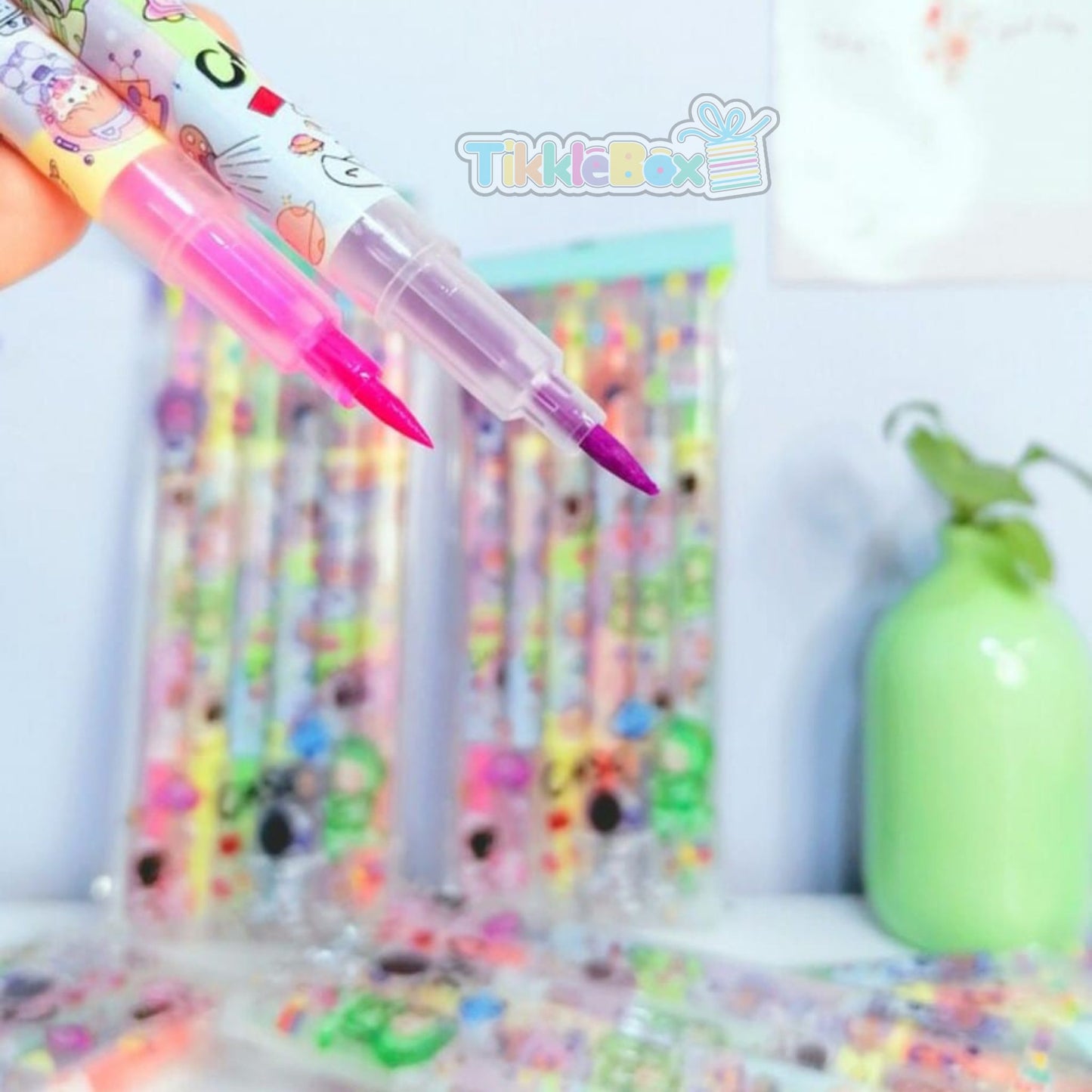 Multicolor Highlighters Twin Tip