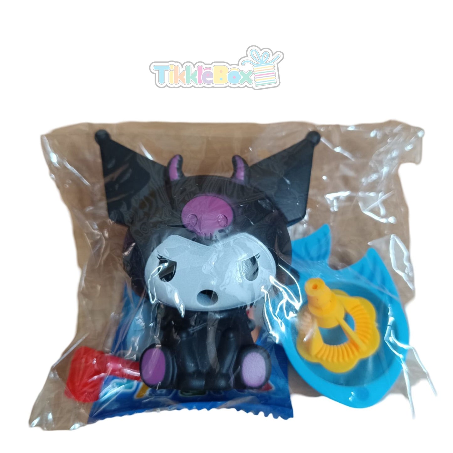 Kuromi Tongue-Out Bubble Toy (Black)