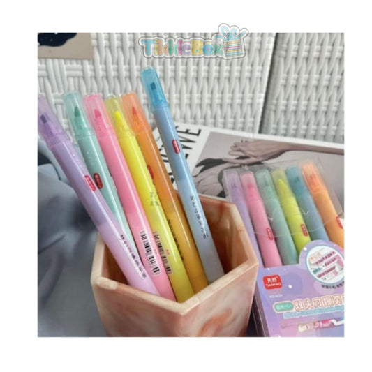 Erasable Dual Side Pastel Highlighter