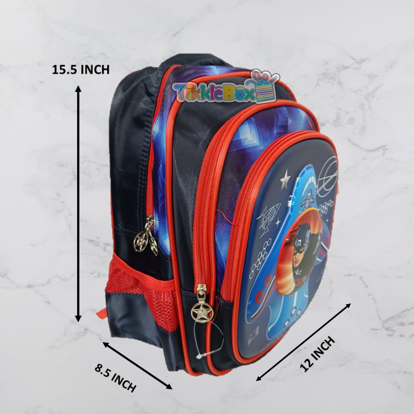 Captain America School Bag - Ideal for Marvel Fans