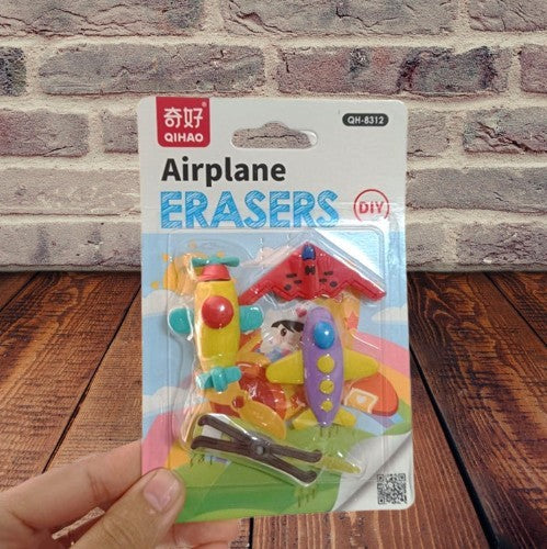 Aircraft Erasers - Pack of 4pcs