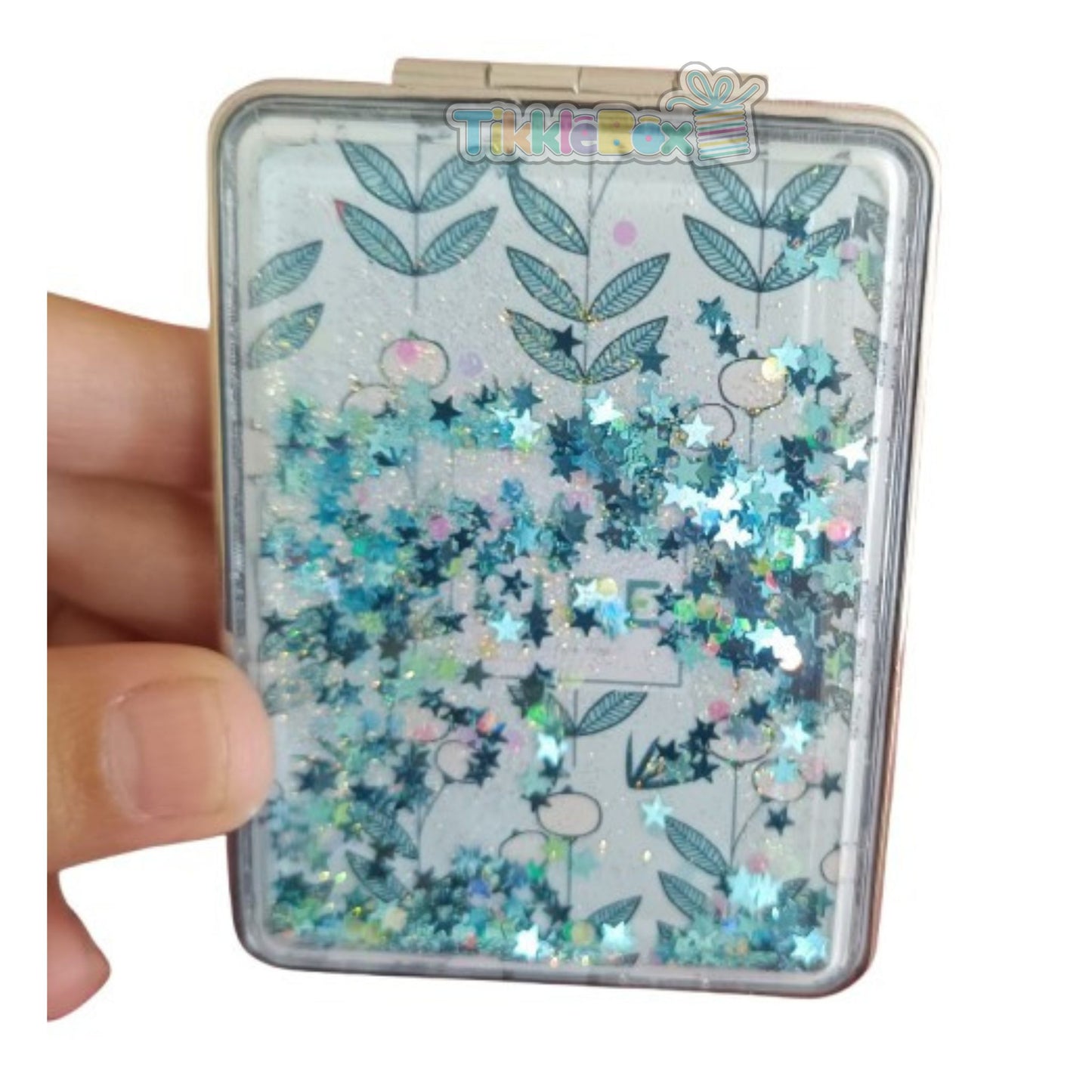 Double Sided Portable Mini Mirror - Glitter