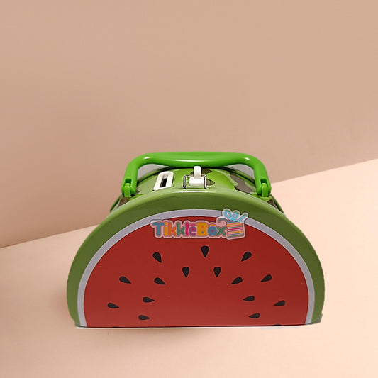 Watermelon Metal Money Bank