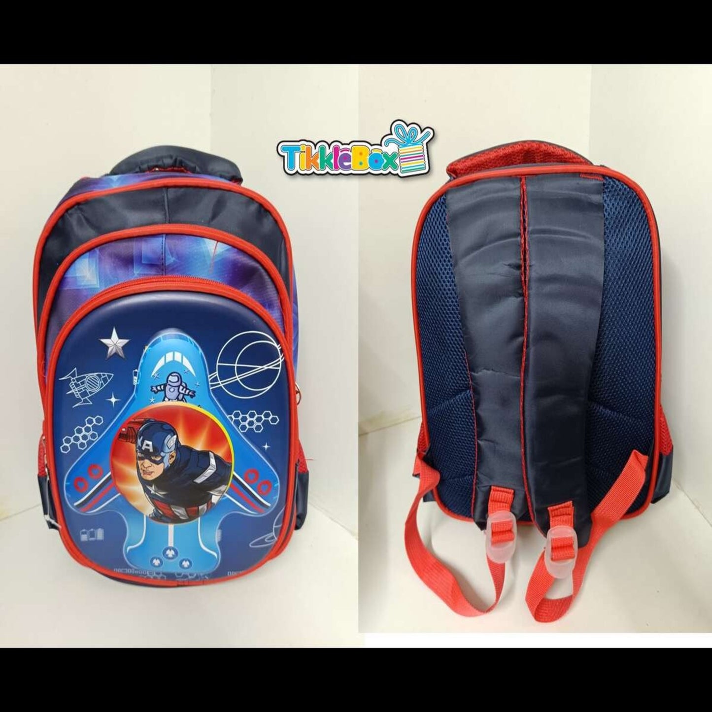 Captain America School Bag - Ideal for Marvel Fans