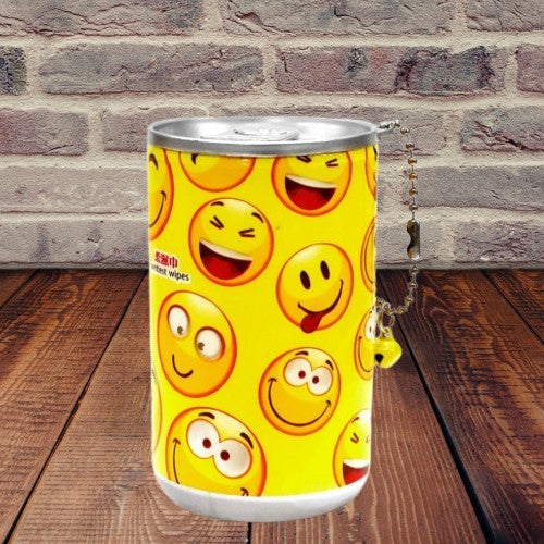 Min Wetwipes Tin Tissue - Smiley Design